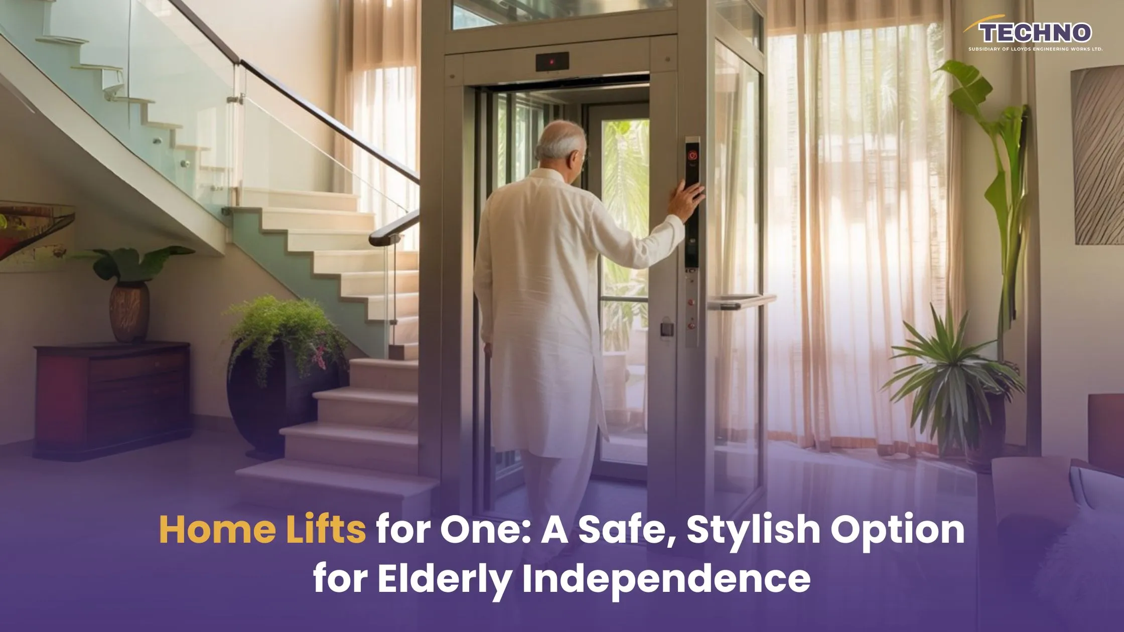 Home Lifts for One: A Safe, Stylish Option for Elderly Independence