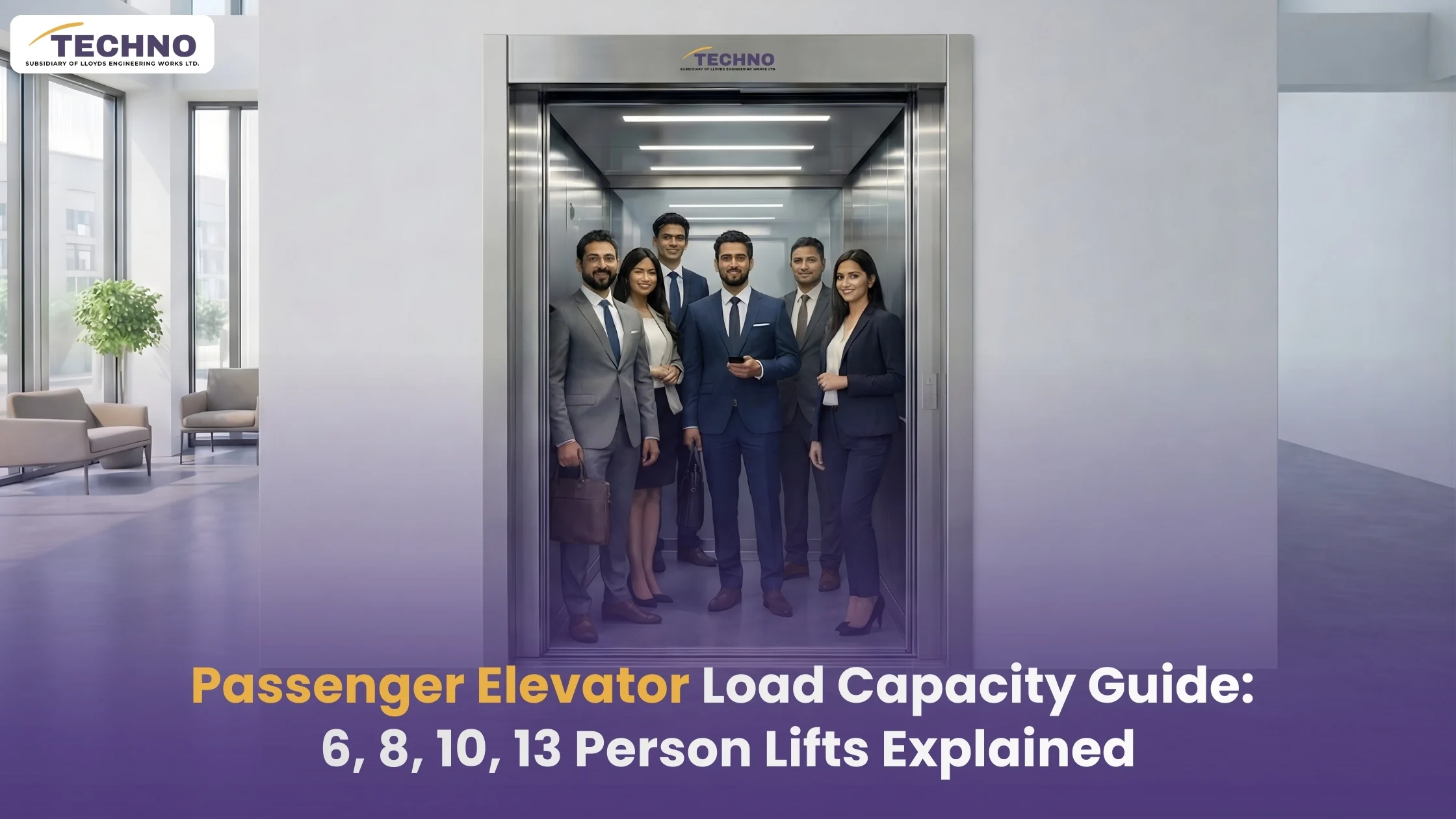 Passenger Elevator Load Capacity Guide: 6, 8, 10, 13 Person Lifts Explained