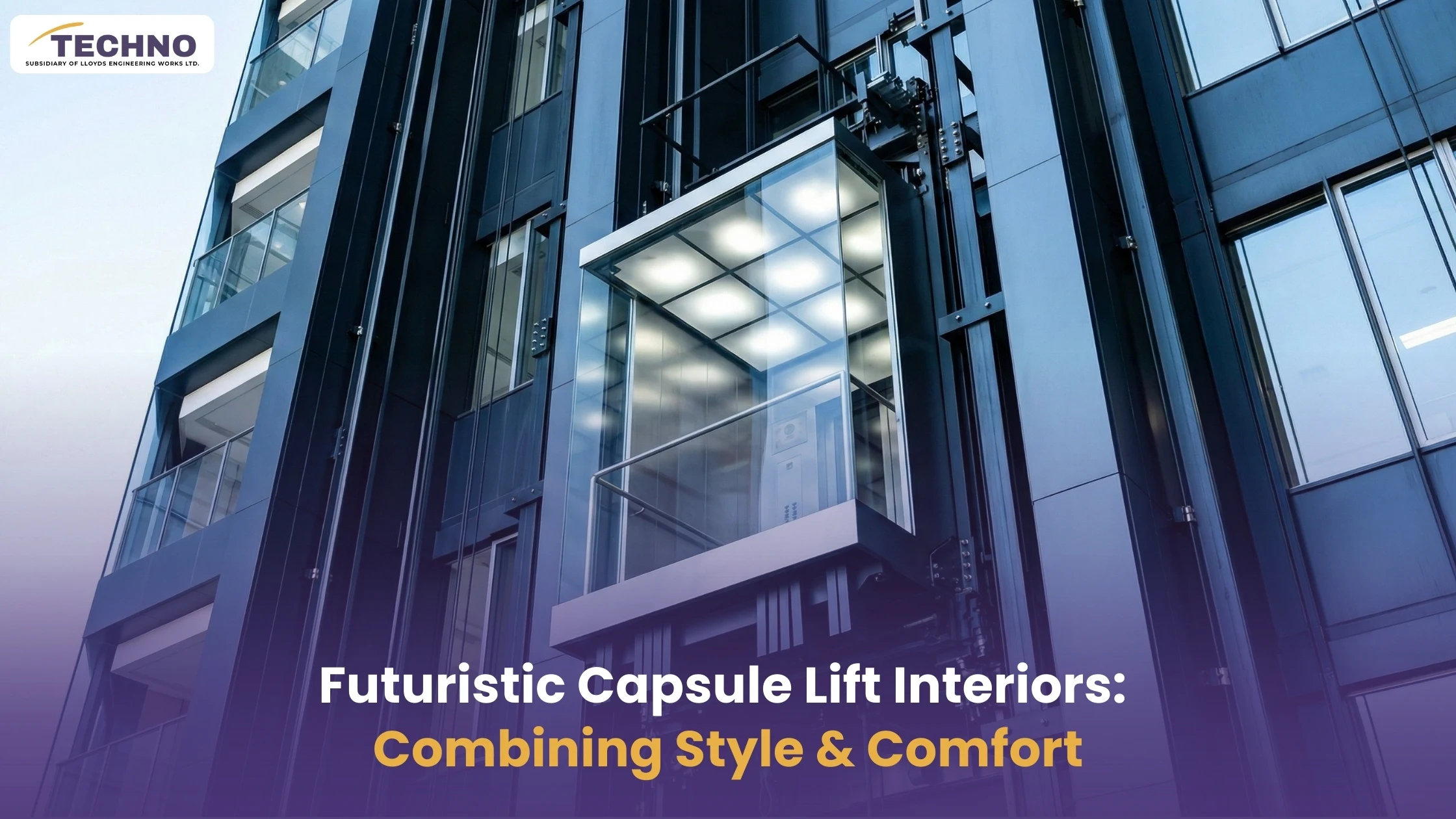 Futuristic Capsule Lift Interiors: Combining Style & Comfort