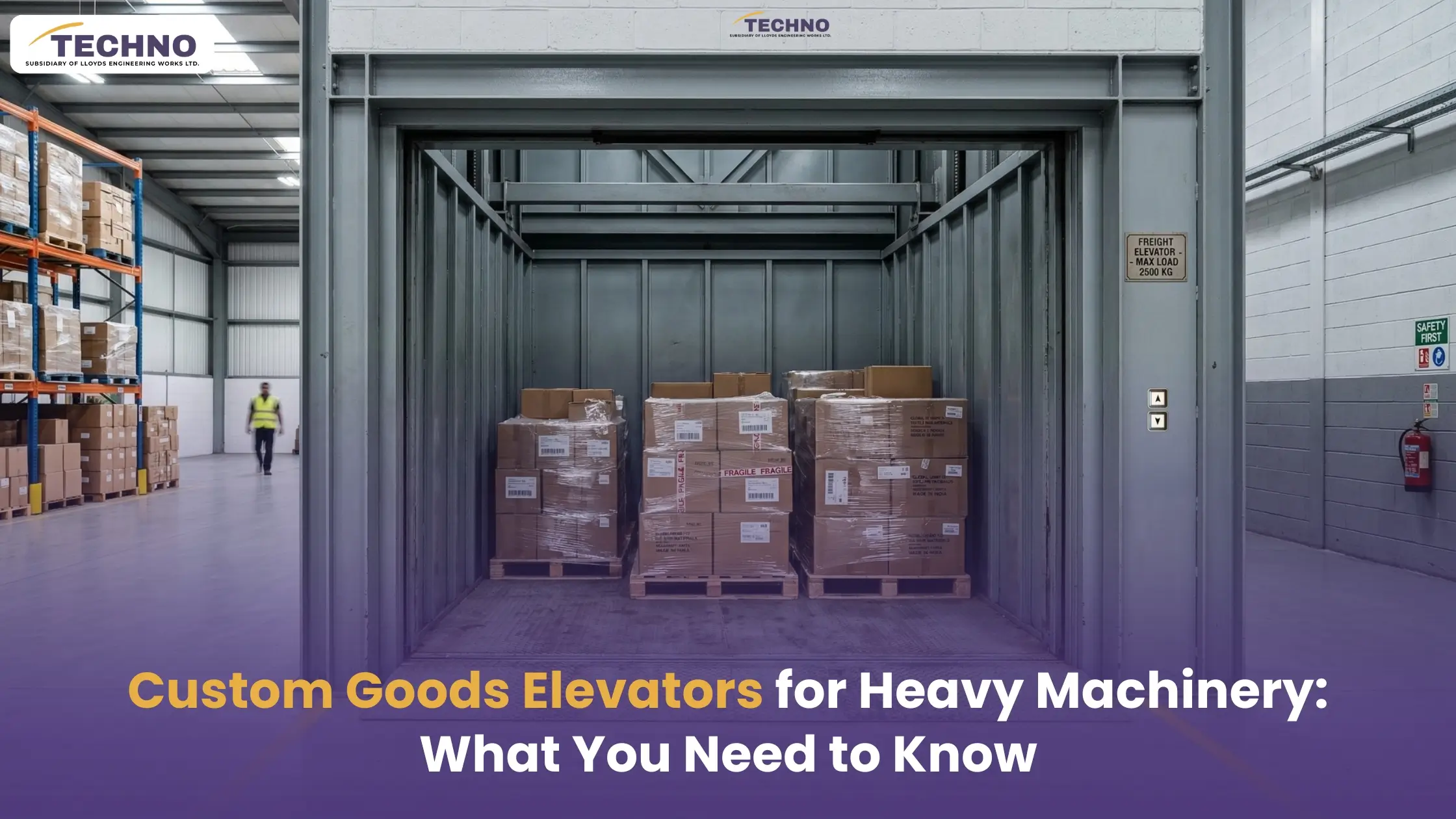 Custom Goods Elevators for Heavy Machinery: What You Need to Know